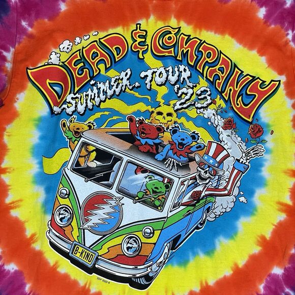 Liquid Blue Shirt Mens Small Multicolor Dead‎ & Company Final Tour 2023 Tee - Picture 6 of 9